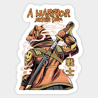 Tiger Warrior Sticker